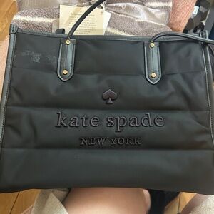 Kate Spade Black Nylon Tote